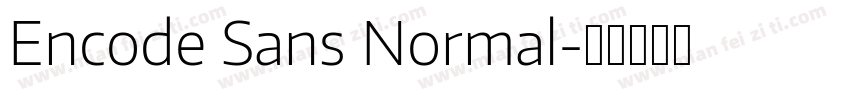 Encode Sans Normal字体转换